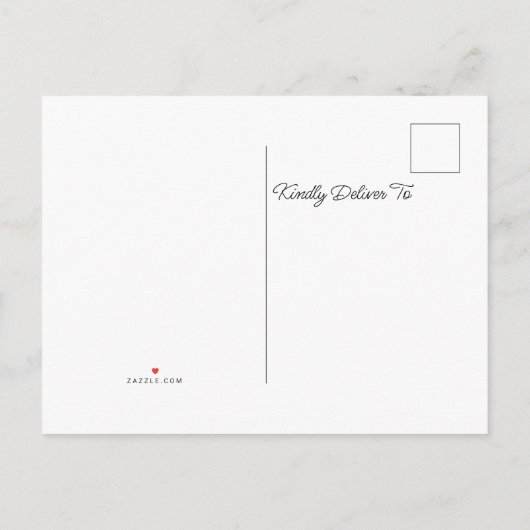 Nieuw adres Herfst bewegende aankondiging Briefkaa (Achterkant)