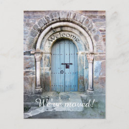 Nieuw adres Home of Business Postcard Aankondigingskaart