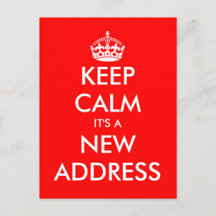 Nieuw adres houdt rustig bewegende briefkaarten