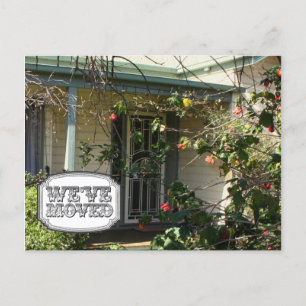 Nieuw adres Huis huis Foto Briefkaart