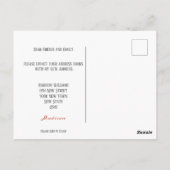 Nieuw adres | Ik ben verhuisd|Cactus-Waterverf Briefkaart (Achterkant)