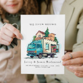 Nieuw adres Ik vrachtwagen verhuizen naar huis Aankondiging