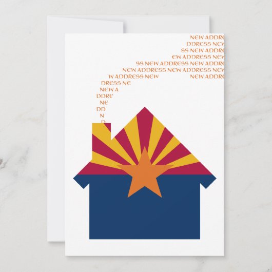 nieuw adres in arizona aankondiging (Voorkant)