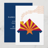 nieuw adres in arizona aankondiging (Voorkant / Achterkant)