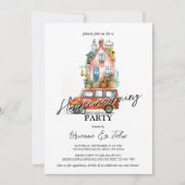 Nieuw adres in Auto Verhuizen Huis Warming Party Kaart (Voorkant)