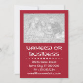 nieuw adres in californië aankondiging (Achterkant)