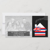 nieuw adres in hawaï aankondiging (Voorkant)