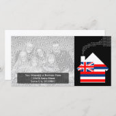 nieuw adres in hawaï aankondiging (Voorkant / Achterkant)