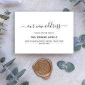 Nieuw adres invoegen | Eenvoudig script Informatiekaartje