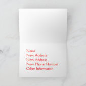 Nieuw adres  Kaarten (Binnen)