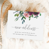 Nieuw adres Kalligrafie Verandering van adres Verp Aankondigingskaart