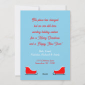 Nieuw Adres Kerstman Verhuisbericht Vakantie Aanko Feestdagenkaart (Achterkant)