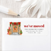 Nieuw adres Kerstmis Voorste van de Diabetes Adres Etiket (Insitu)