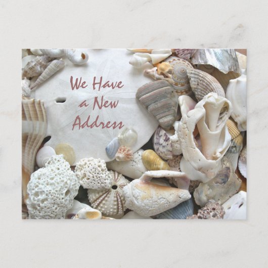 Nieuw adres Kustleven Aankondigingskaart (Voorkant)