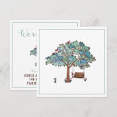 Nieuw adres land Zaaien en roodvogels Aankondiging (Voorkant / Achterkant)