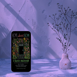 Nieuw Adres Lieve Tuindeur Boomvrij Kaartje Save The Date