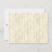 Nieuw adres met Elegant Gold Pineapple Aankondiging (Achterkant)