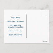 NIEUW ADRES Moving Missouri State geïllustreerde k Briefkaart (Achterkant)