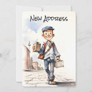 Nieuw adres Nieuwe Home Verhuisaankondiging