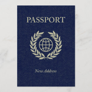 nieuw adres paspoort aankondiging