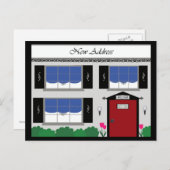 Nieuw adres Post Kaart (Voorkant / Achterkant)