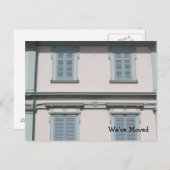 Nieuw adres - startpunt aankondigingskaart (Voorkant / Achterkant)