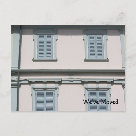 Nieuw adres - startpunt aankondigingskaart (Voorkant)