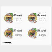 Nieuw adres Sticker (Vel)