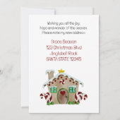 Nieuw adres uitnodiging Gingerbrood House (Achterkant)