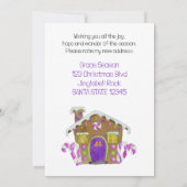 Nieuw adres uitnodiging Gingerbrood House (Achterkant)