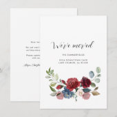 Nieuw adres update Floral Moving Aankondiging (Voorkant / Achterkant)