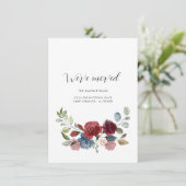 Nieuw adres update Floral Moving Aankondiging (Staand voorkant)