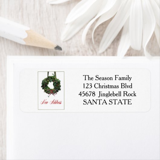 Nieuw adres vakantie label (Insitu)