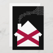 nieuw adres van alabama aankondiging (Voorkant / Achterkant)