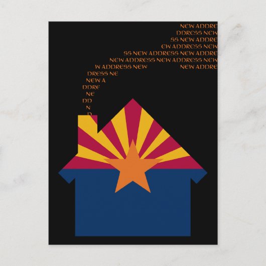 nieuw adres van arizona aankondigingskaart (Voorkant)