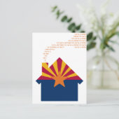 nieuw adres van arizona aankondigingskaart (Staand voorkant)