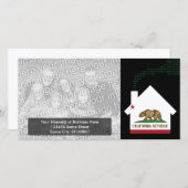 nieuw adres van californië aankondiging (Voorkant / Achterkant)