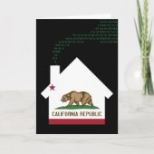 nieuw adres van californië aankondiging (Voorkant)