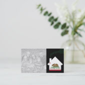 nieuw adres van californië visitekaartje (Staand voorkant)