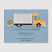 Nieuw adres Verandering Bewegende Vrachtwagen Scha (Voorkant)