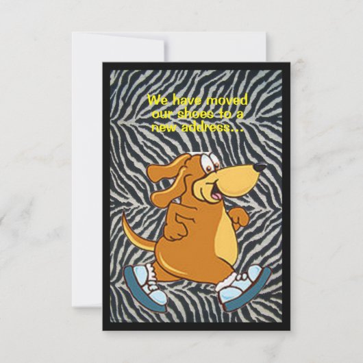 Nieuw adres waar we naartoe zijn verhuisd (Voorkant)