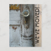 Nieuw adres "We hebben verhuisd" Briefkaart (Voorkant)