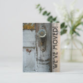 Nieuw adres "We hebben verhuisd" Briefkaart (Staand voorkant)