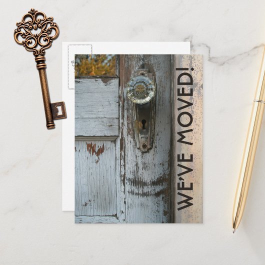 Nieuw adres "We hebben verhuisd" Briefkaart