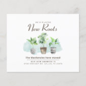 Nieuw adres We've Moved House Aankondiging (Voorkant)