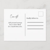 Nieuw adres, woestijnlandschap dat we hebben verpl briefkaart (Achterkant)