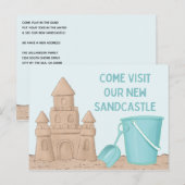 Nieuw adresboekhuis aankondigingskaart (Voorkant / Achterkant)