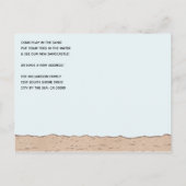 Nieuw adresboekhuis aankondigingskaart (Achterkant)