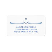 Nieuw adreslabel Anchor Etiket (Voorkant)