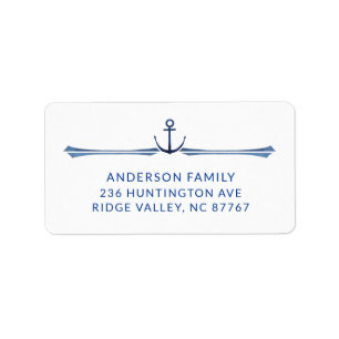 Nieuw adreslabel Anchor Etiket